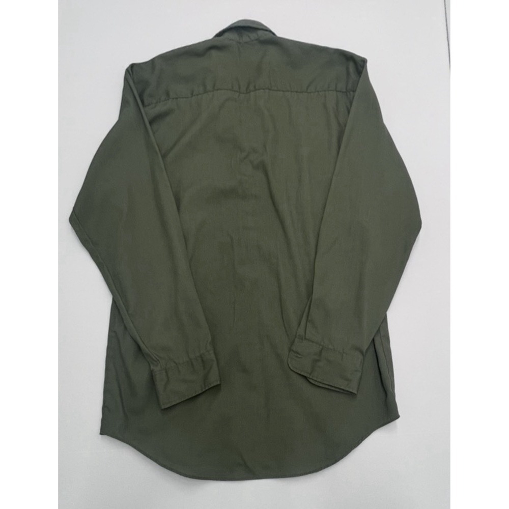 Red Head, Long Sleeve Green, Button Down, Men's XL, 1970, Vtg. Deer, Hunter.‎ - Picture 9 of 12